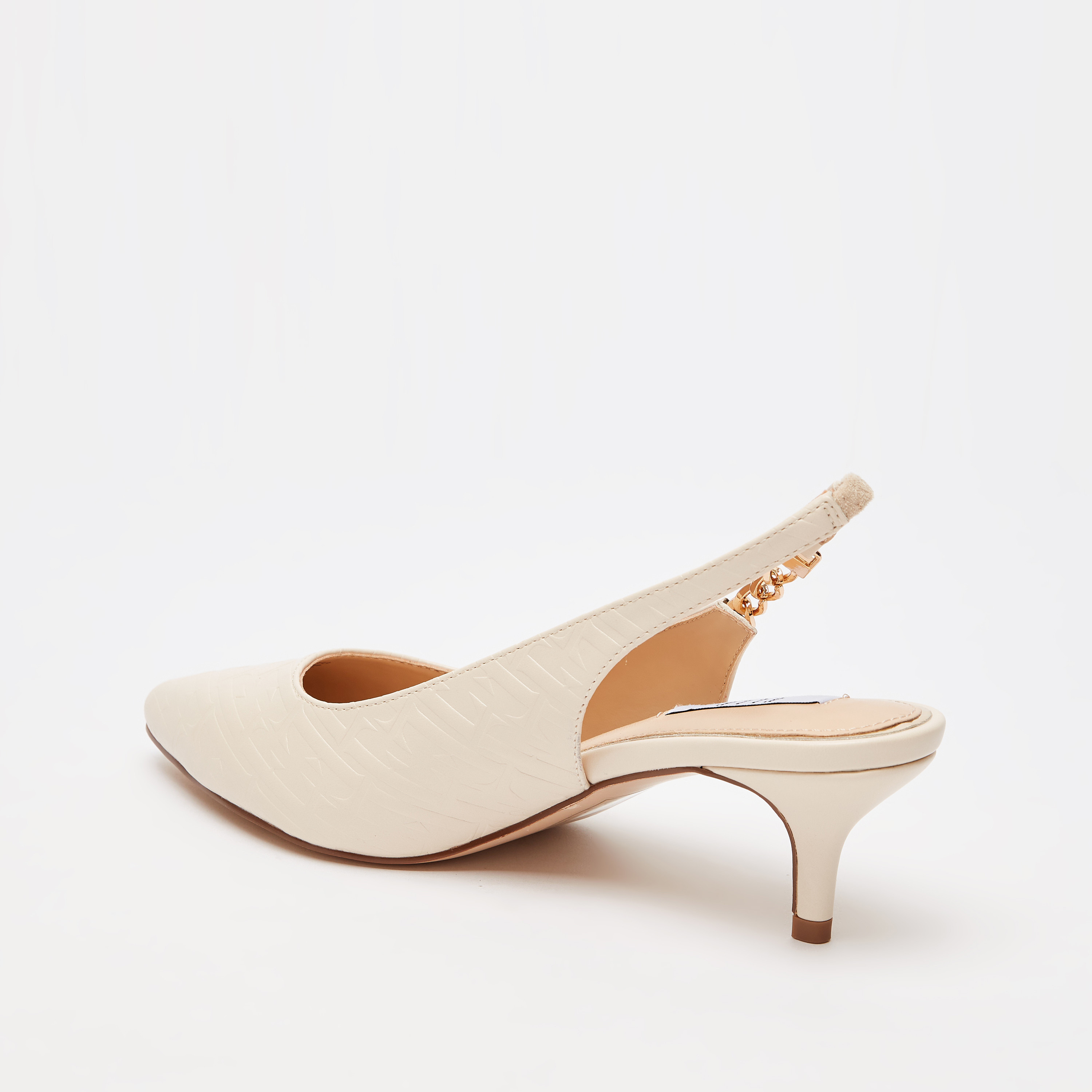 Cream slingback best sale kitten heels