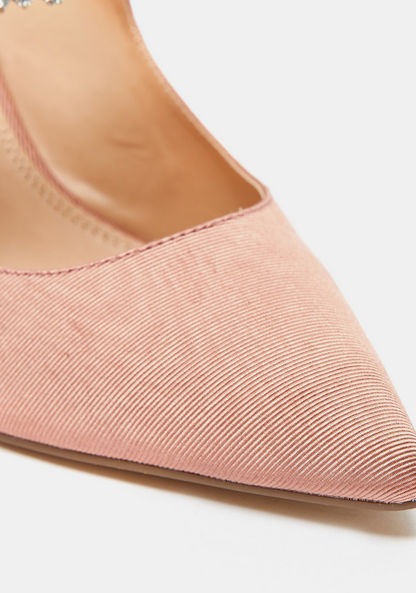 Celeste Women's Embellished Slip-On Shoes with Stiletto Heels-Women%27s Heel Shoes-image-3