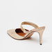 Celeste Women's Slip-On Mules with Stiletto Heels and Metallic Strap-Women%27s Heel Shoes-thumbnail-2