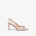 Celeste Women's Embellished Slingback Sandals with Stiletto Heels-Women%27s Heel Shoes-thumbnail-0
