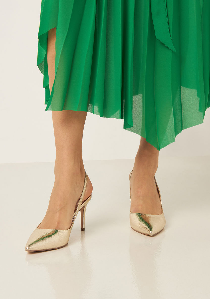 Celeste Women's Solid Slingback Shoes with Stiletto Heels-Women%27s Heel Shoes-image-0