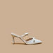 Celeste Women's Textured Slip-On Shoes with Stiletto Heels-Women%27s Heel Shoes-thumbnailMobile-0