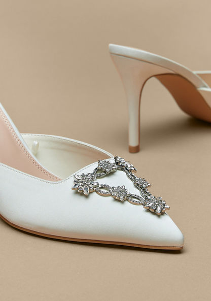 Celeste Women's Embellished Slip-On Mules with Stiletto Heels-Women%27s Heel Shoes-image-3