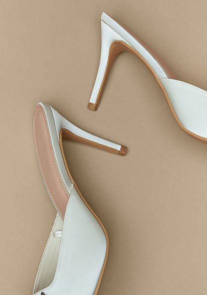 Celeste Women's Embellished Slip-On Mules with Stiletto Heels