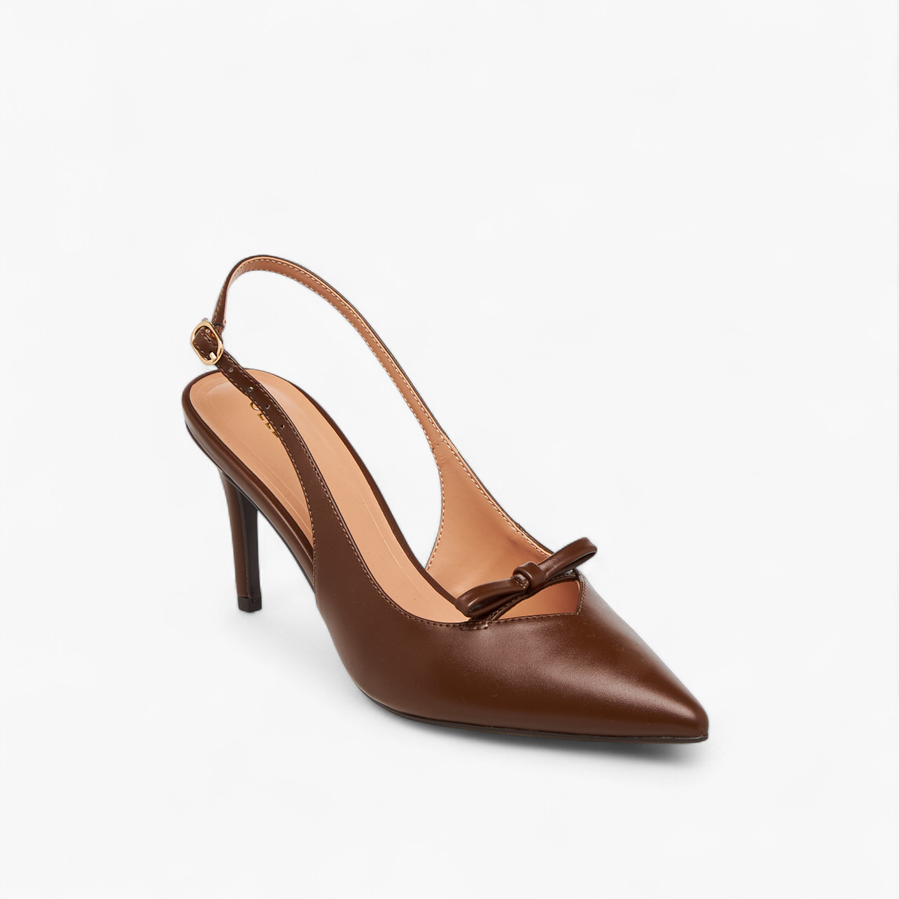 حذاء بمقدمة مدببة وزينة فيونكة وكعب رفيع للنساء من سيليست-women-shoes-heels-image-2