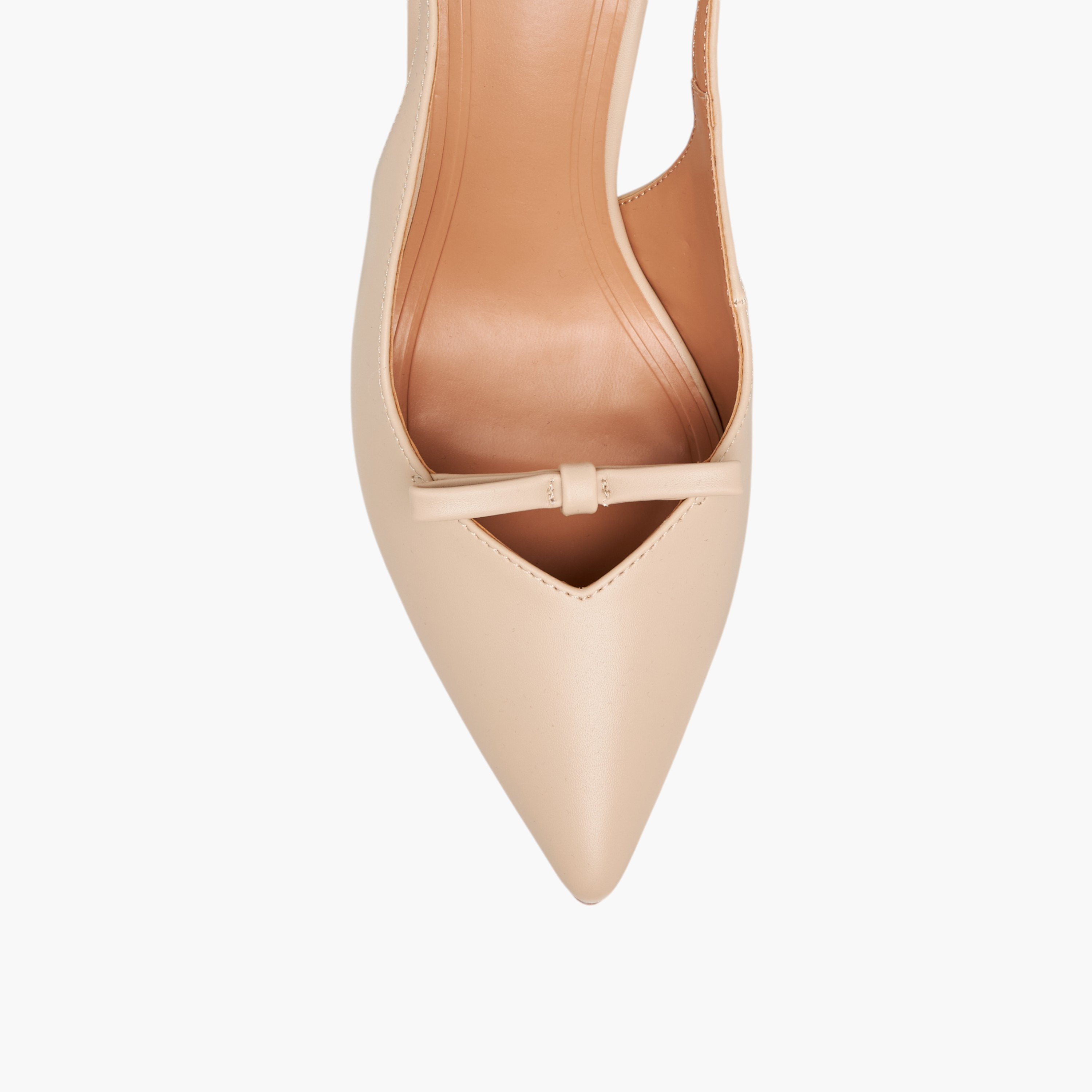 حذاء بمقدمة مدببة وزينة فيونكة وكعب رفيع للنساء من سيليست-women-shoes-heels-image-4