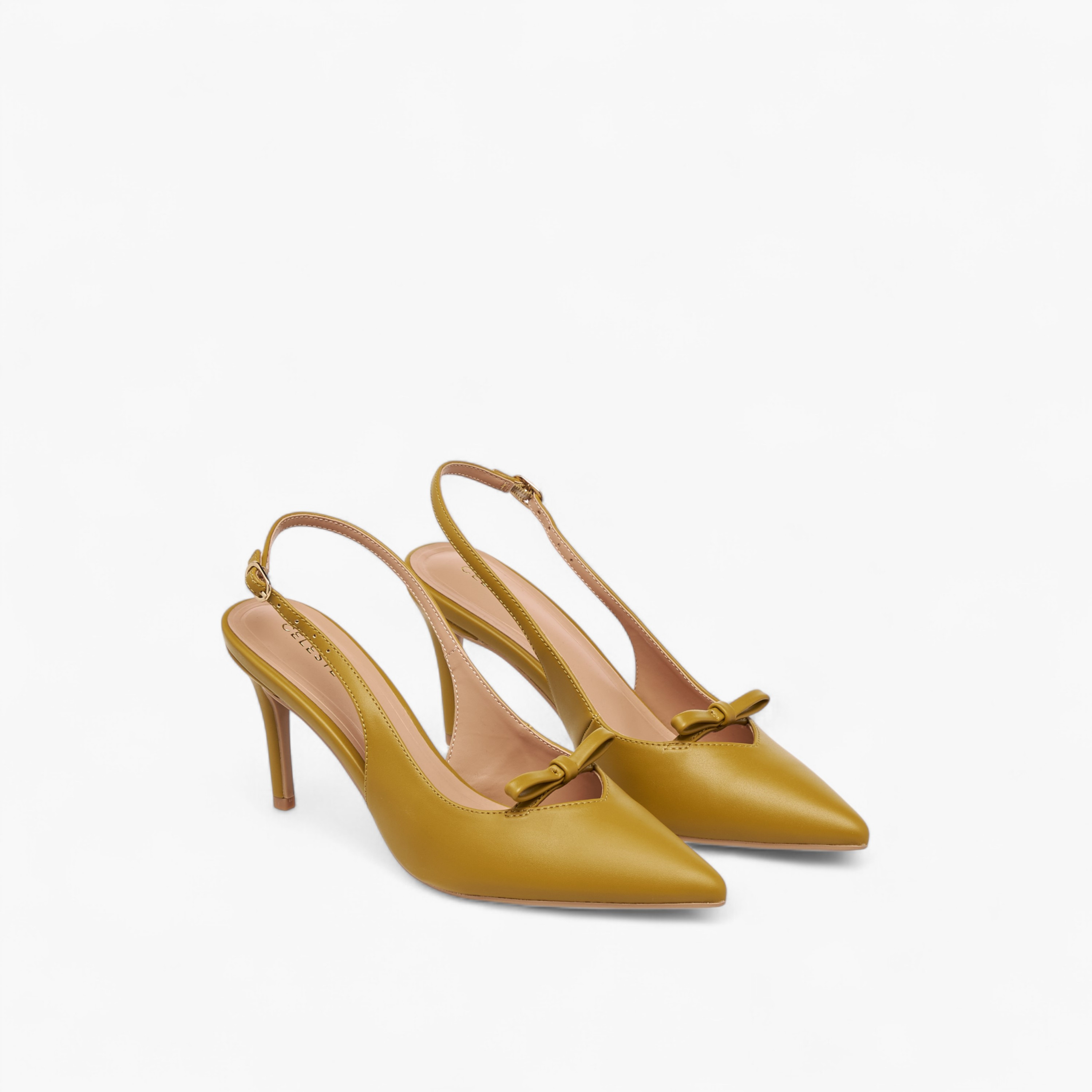Celeste Women's Bow Accent Pointed Toe Shoes with Stiletto Heels-women-shoes-heels-image-1