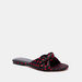 Celeste Women's Polka Dot Print Slip-On Slide Sandals-Women%27s Flat Sandals-thumbnail-1