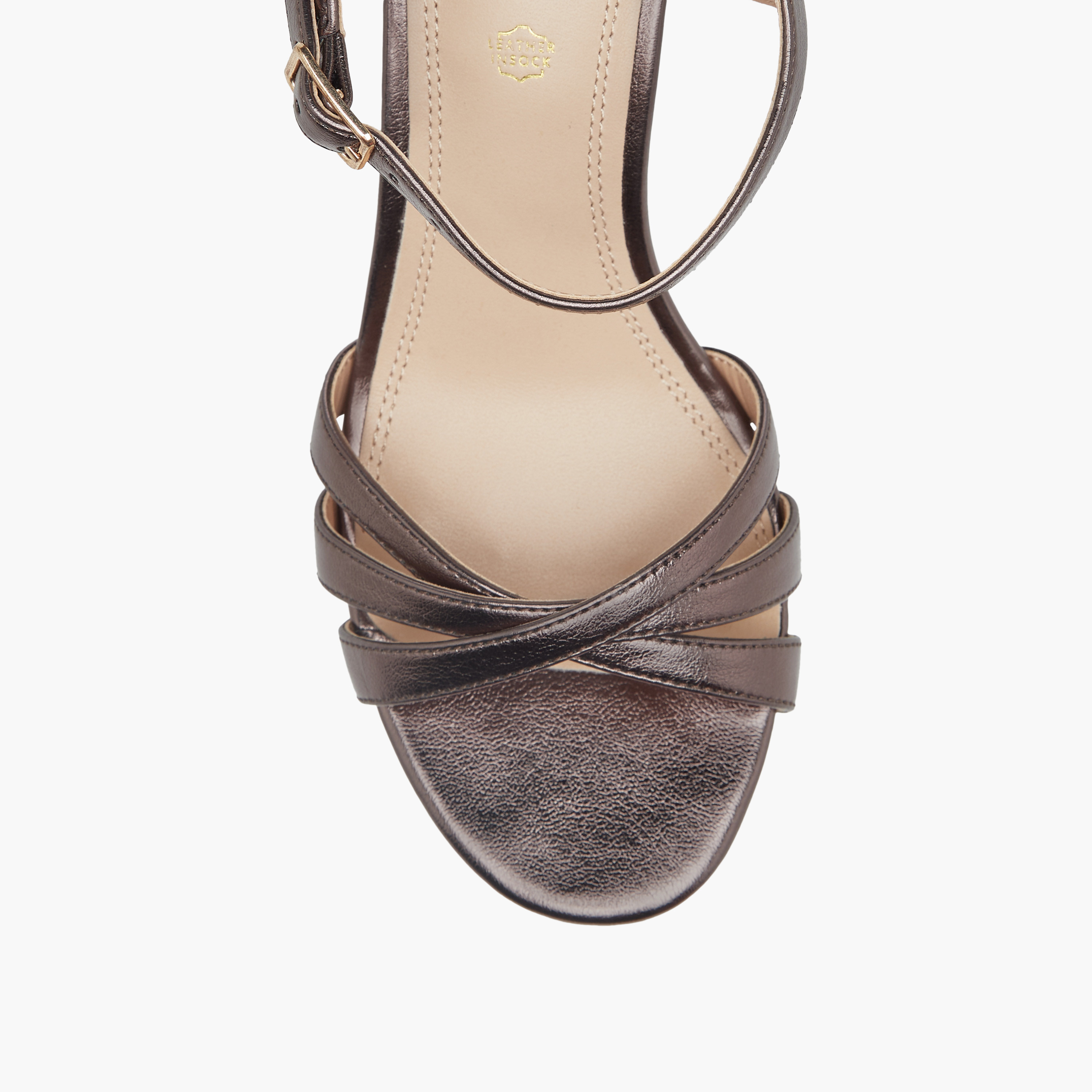 Paprika Strappy Blocked Heel Sandals with Buckle Closure-women-shoes-sandals-heeled-image-4