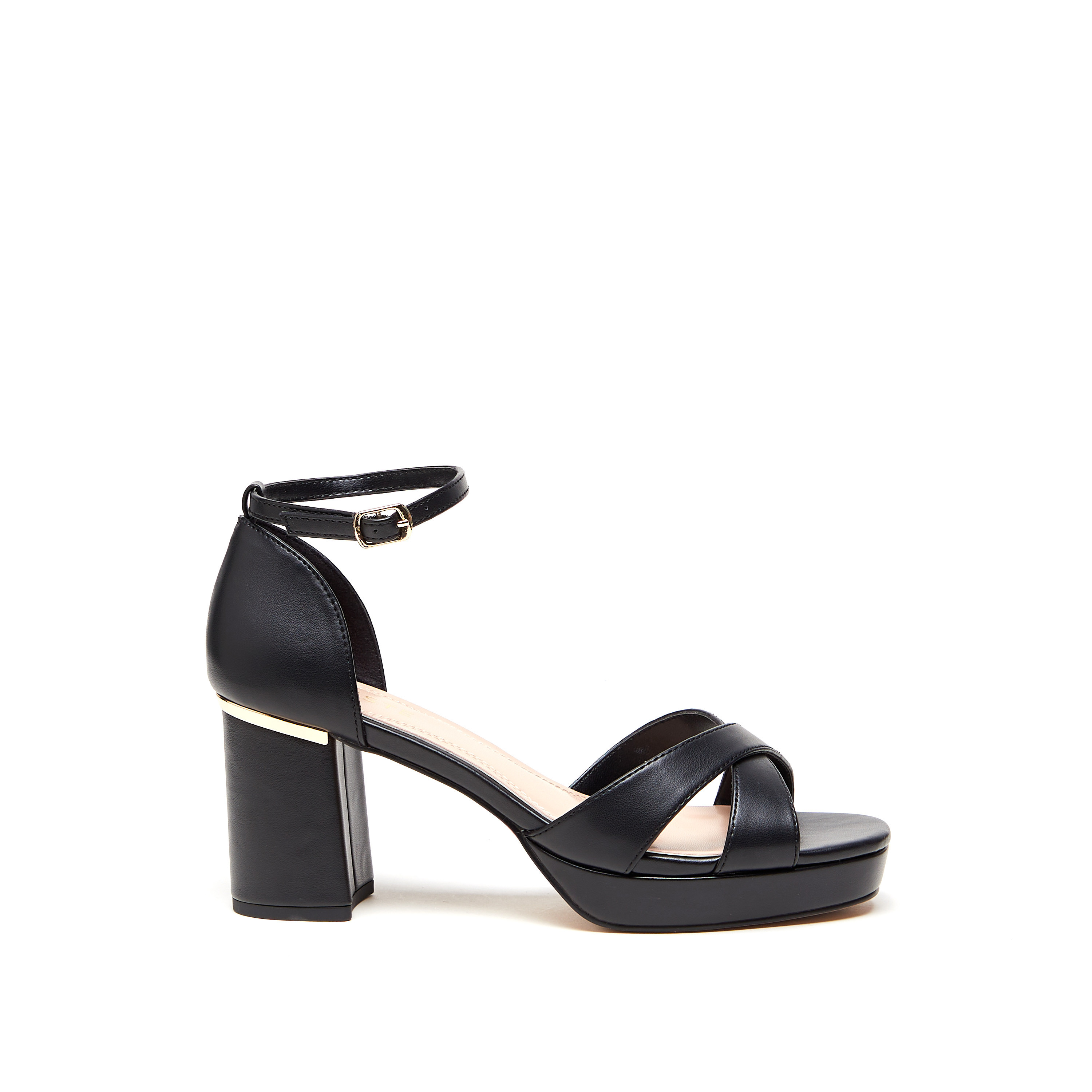 Cross strap hotsell sandals heels