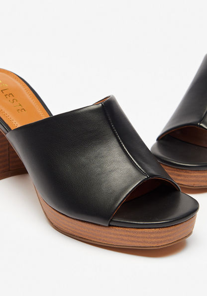 Celeste Women's Open Toe Platform Sandals with Block Heels-Women%27s Heel Sandals-image-5