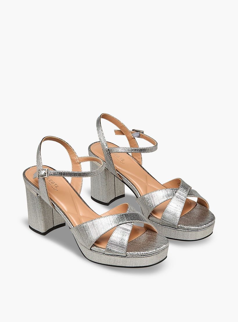 صندل بحزام كاحل وكعب سميك للنساء من سيليست-women-shoes-sandals-heeled-image-1