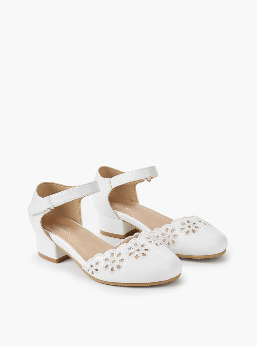 حذاء بكعب عريض وشريط لاصق للبنات من سيليست-girls-shoes-sandals-image-1