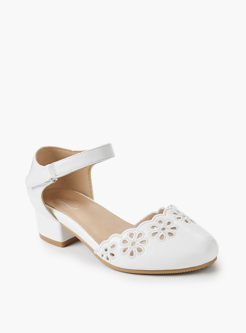 حذاء بكعب عريض وشريط لاصق للبنات من سيليست-girls-shoes-sandals-image-2