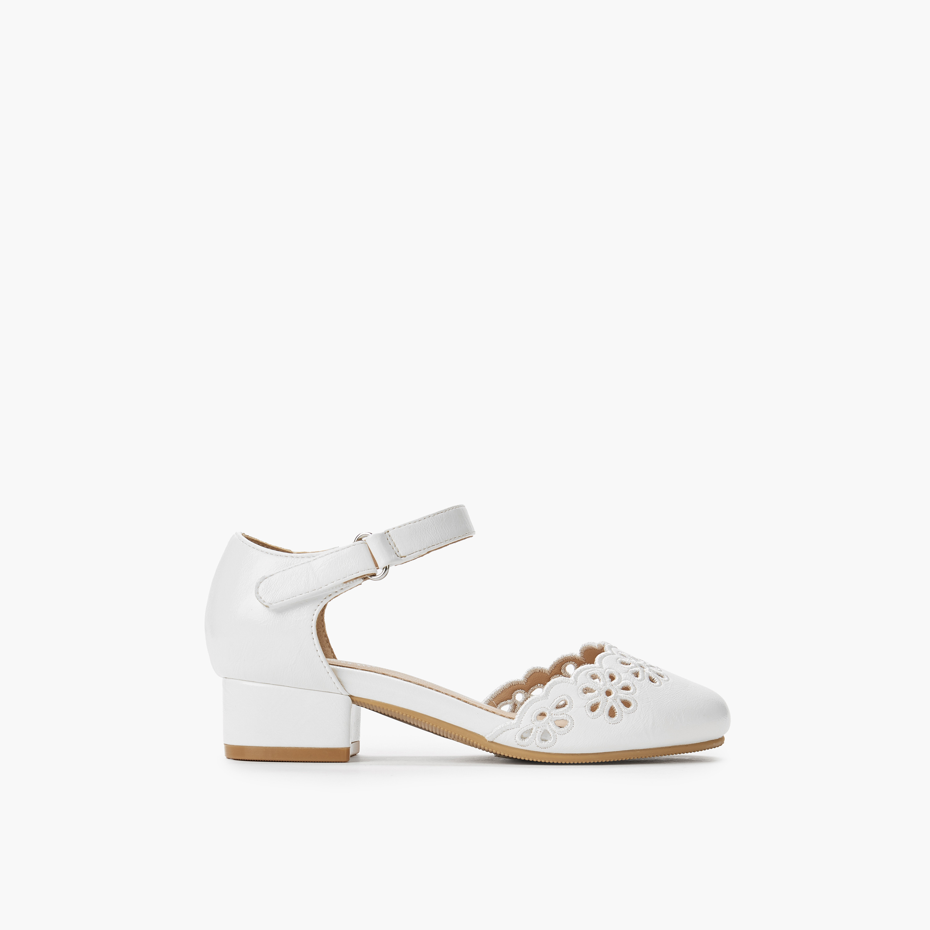 Celeste Girls Hook & Loop Block Heel Shoes-girls-shoes-sandals-image-4