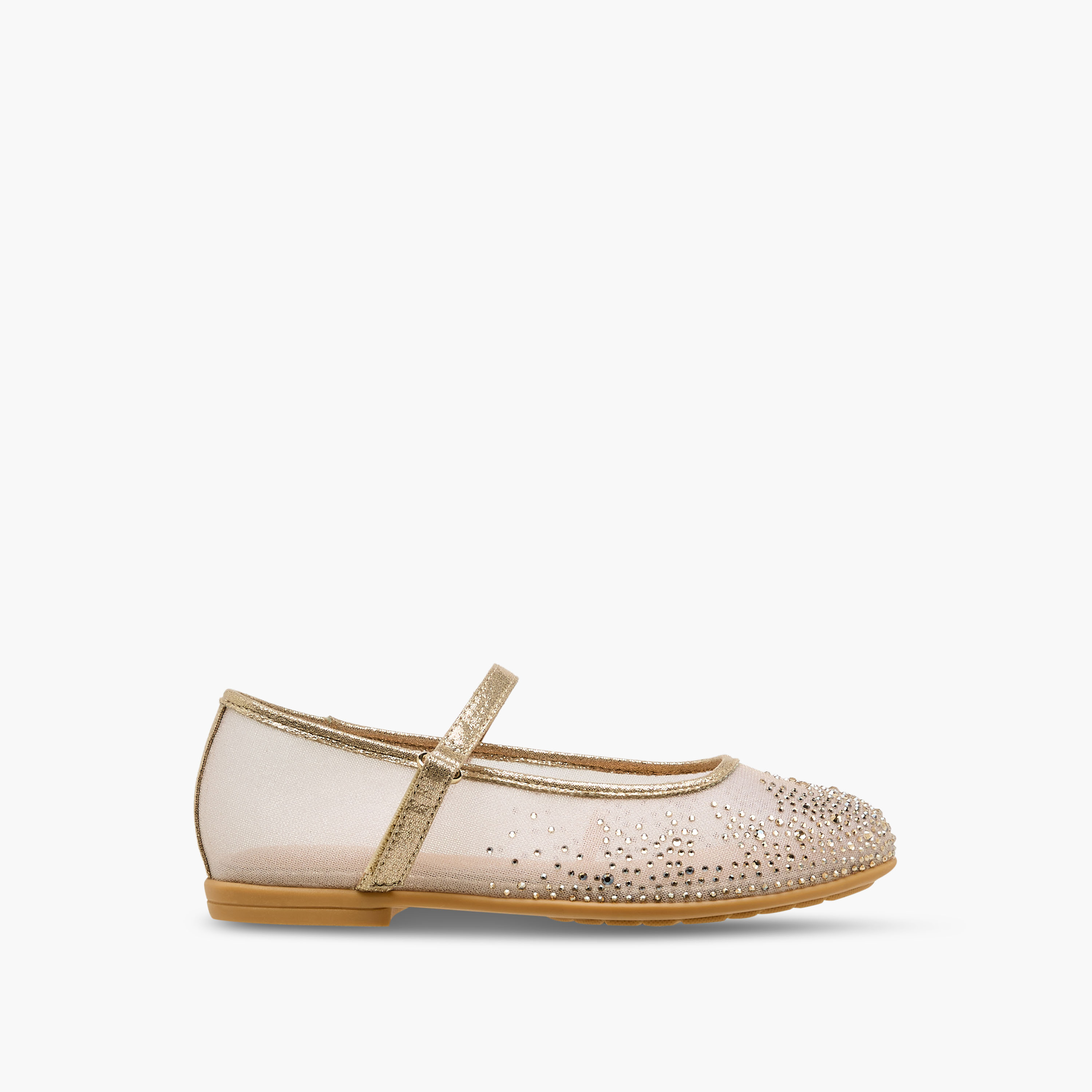 Celeste Girls Hook & Loop Ballerina Shoes-girls-shoes-maryjanes-image-3