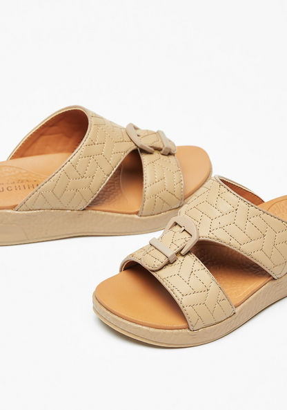 Mister Duchini Textured Slip-On Arabic Sandals-Boy%27s Sandals-image-3