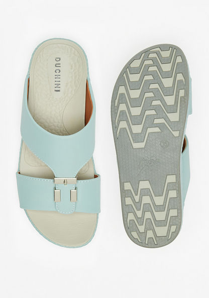 Mister Duchini Metal Accent Slip-On Arabic Sandals-Boy%27s Sandals-image-4