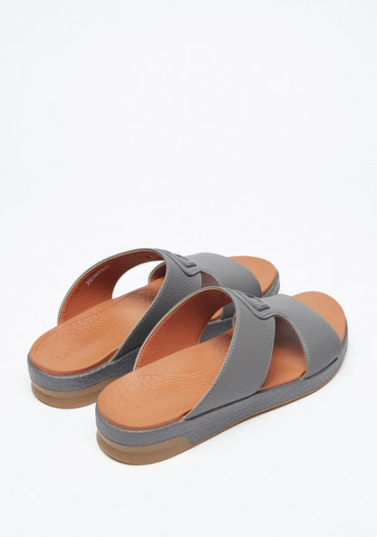 Le Confort Textured Slip-On Arabic Sandals-Men%27s Sandals-image-3