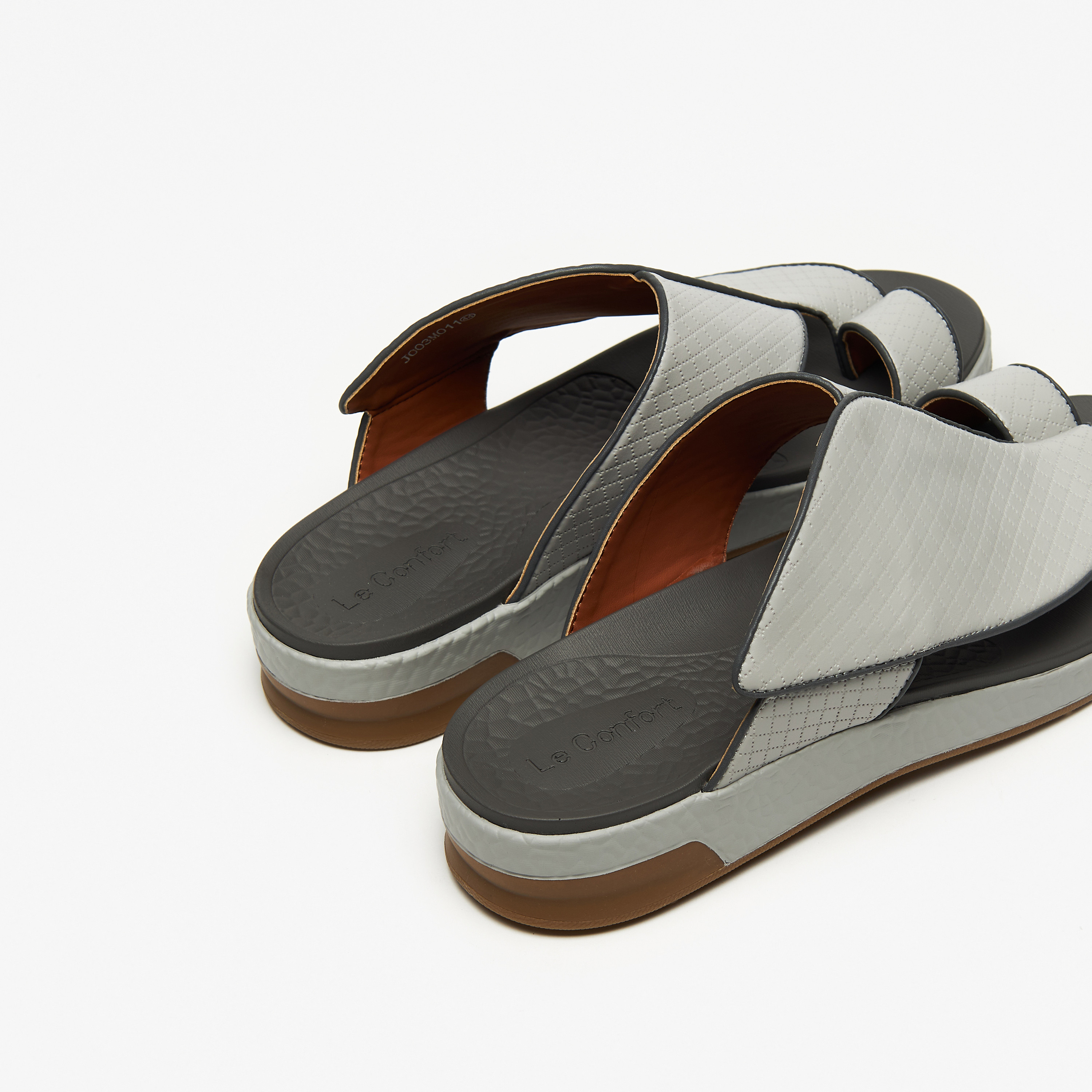 Shop Le Confort Textured Slip-On Cross Strap Sandals Online | Splash Bahrain