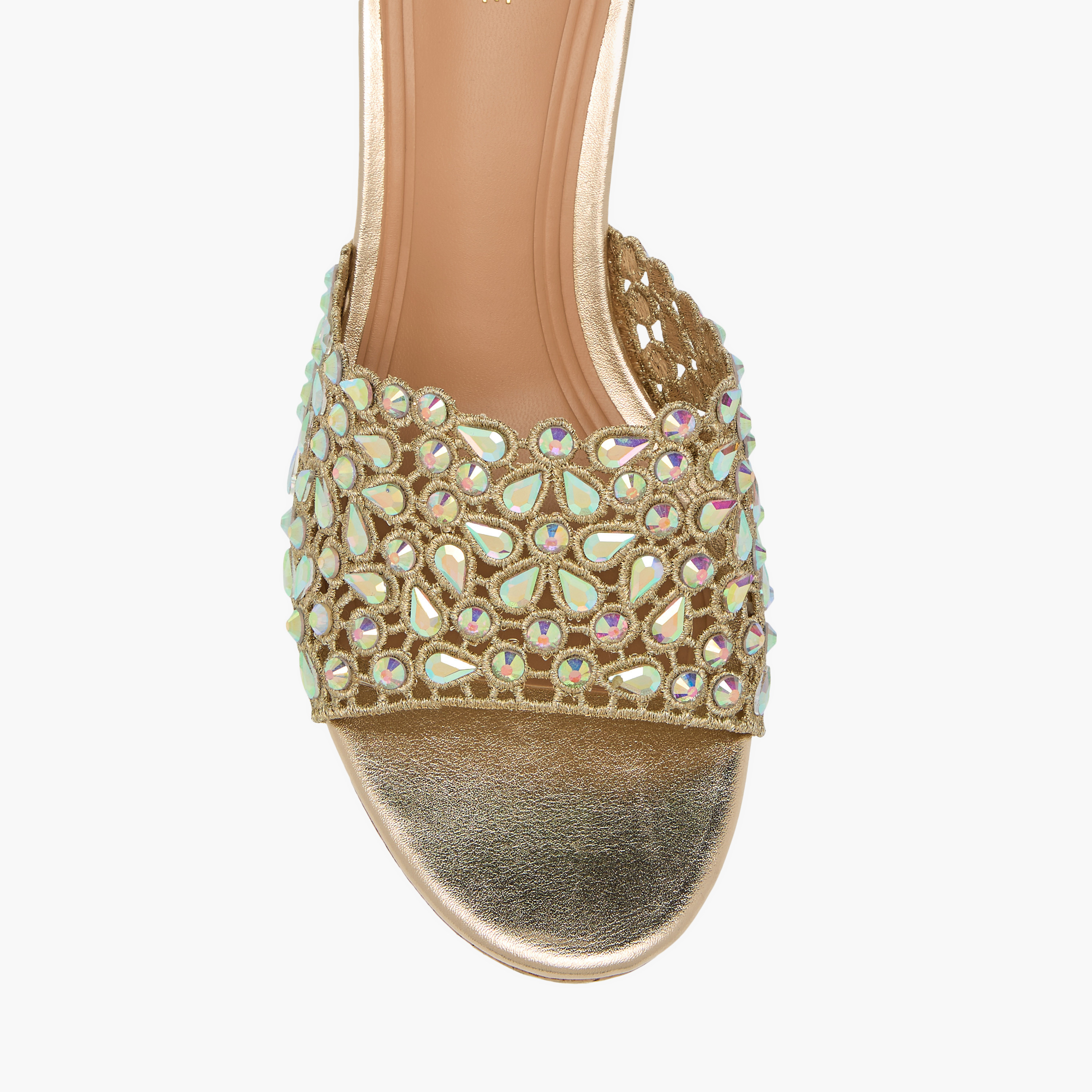 Celeste Women's Diamante Wedge Sandals with Slip On Closure-women-shoes-sandals-heeled-image-4