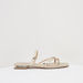ELLE Textured Slip-On Strap Sandals-Women%27s Flat Sandals-thumbnailMobile-0