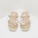 ELLE Textured Slip-On Strap Sandals-Women%27s Flat Sandals-thumbnailMobile-2
