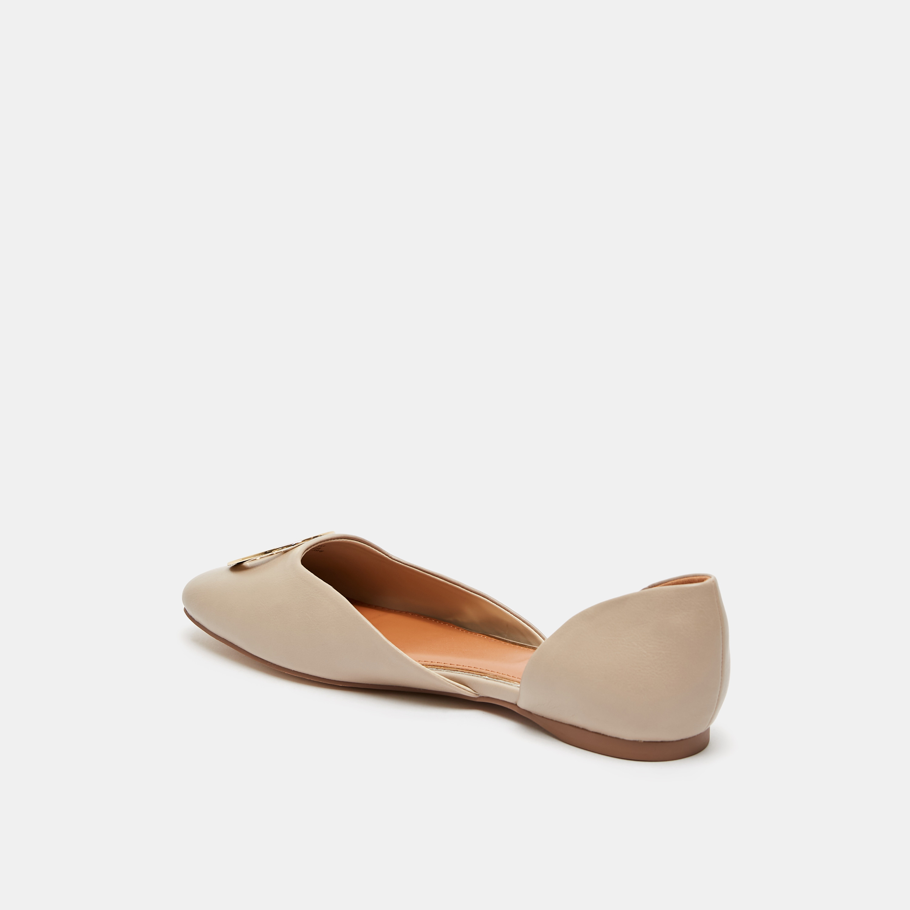 ELLE Women's Slip-On Square Toe Ballerina with Logo Accent-women-shoes-ballerinas-image-3