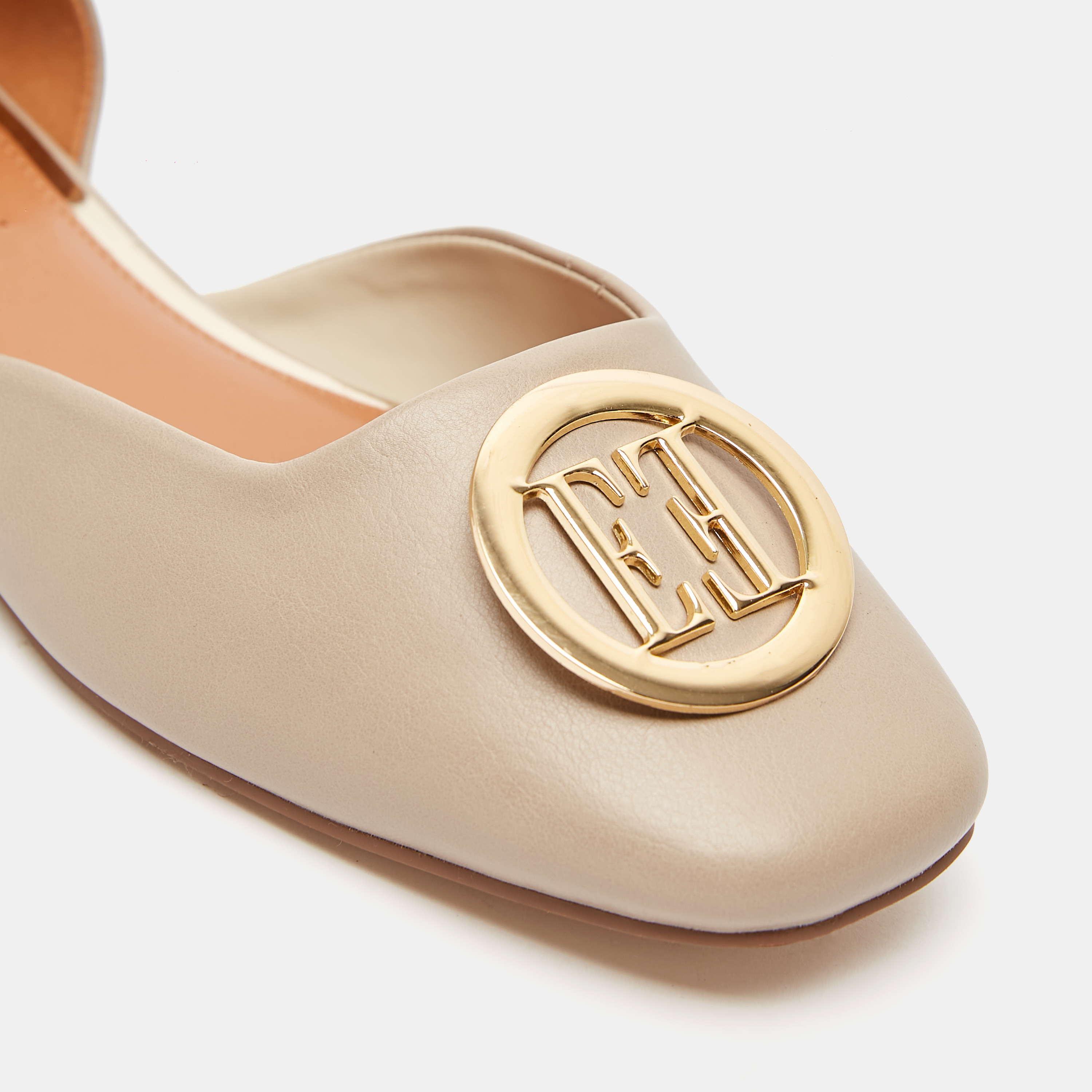 ELLE Women's Slip-On Square Toe Ballerina with Logo Accent-women-shoes-ballerinas-image-4
