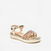Little Missy Embellished Flatform Sandals with Hook and Loop Closure-Girl%27s Sandals-thumbnailMobile-1