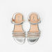 Little Missy Embellished Flatform Sandals with Hook and Loop Closure-Girl%27s Sandals-thumbnailMobile-2