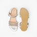 Little Missy Embellished Flatform Sandals with Hook and Loop Closure-Girl%27s Sandals-thumbnailMobile-4