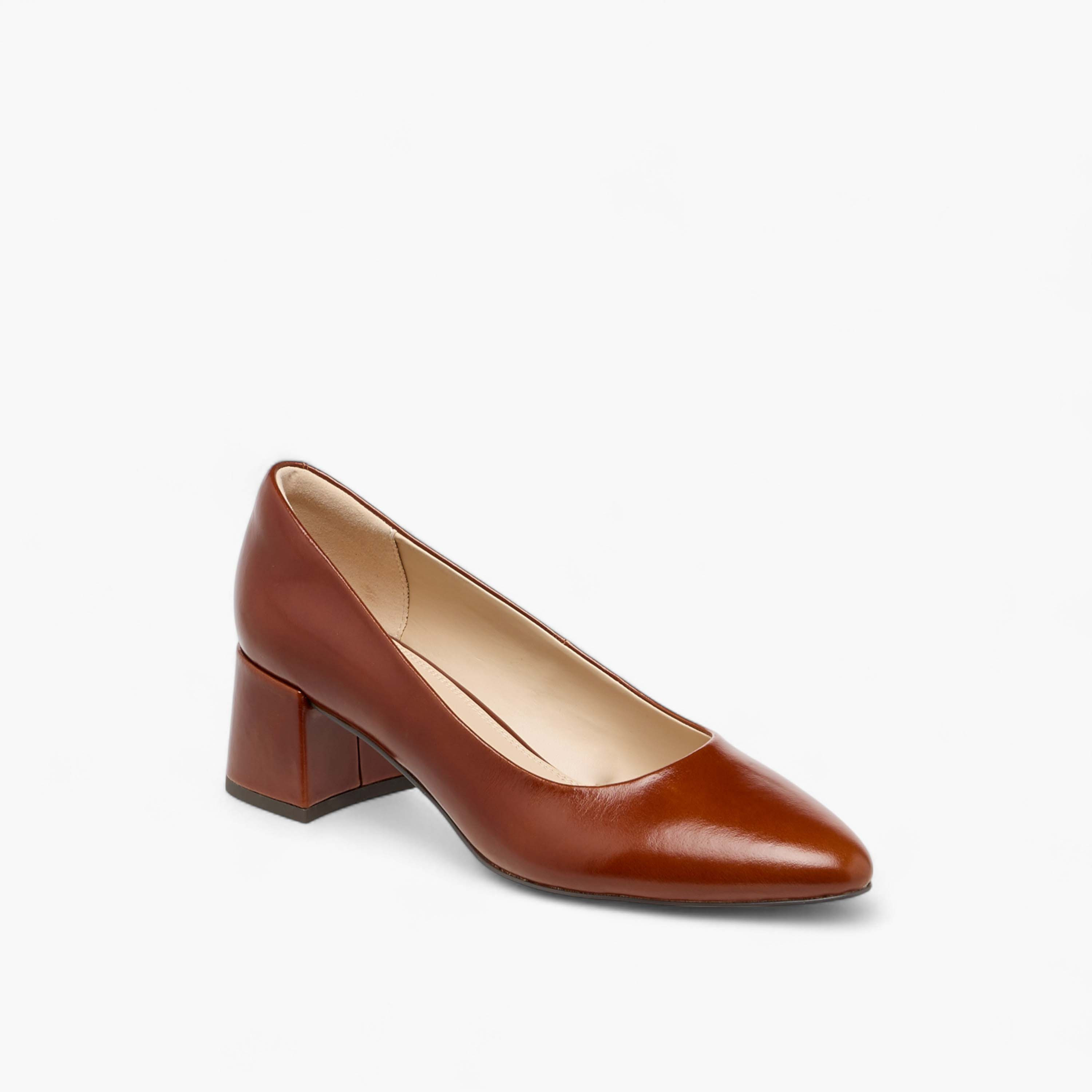 Celeste Women's Solid Slip-On Pumps with Block Heels-women-shoes-heels-image-2