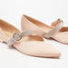 Celeste Embellished Point Toe Mary Jane Shoes with Buckle Detail-Women%27s Ballerinas-thumbnail-2