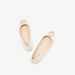 Elle Women's Pointed Toe Slip-On Ballerina Shoes with Metal Accent-Women%27s Ballerinas-thumbnailMobile-2