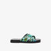 Haadana Animal Print Slip-On Sandals-Women%27s Flat Sandals-thumbnail-0