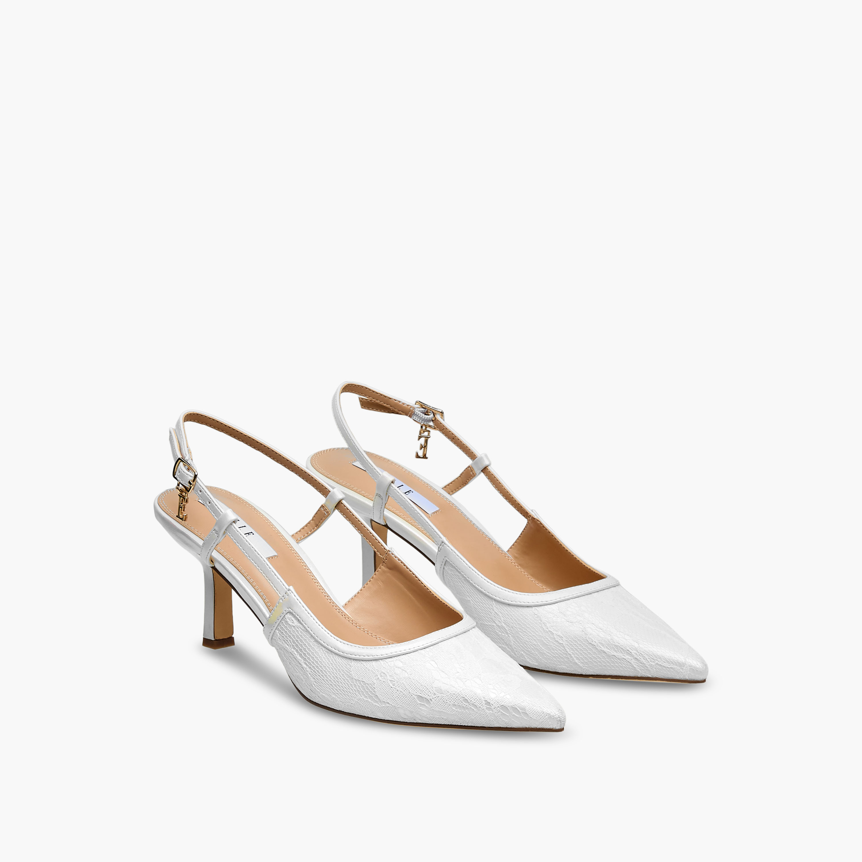 Elle Women Lace Textured Shoes-women-shoes-sandals-heeled-image-1