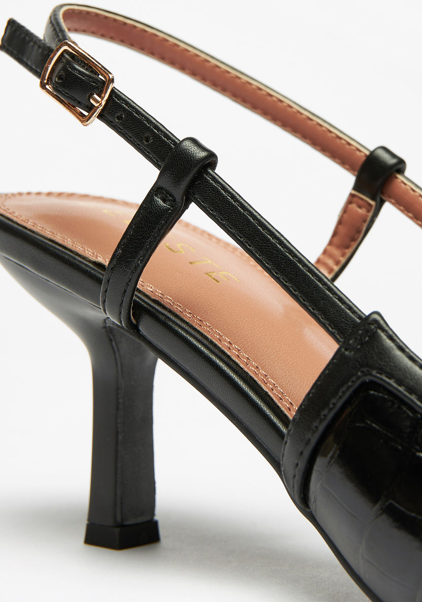 Celeste Women's Solid Slingback Sandals with Stiletto Heel-Women%27s Heel Shoes-image-6
