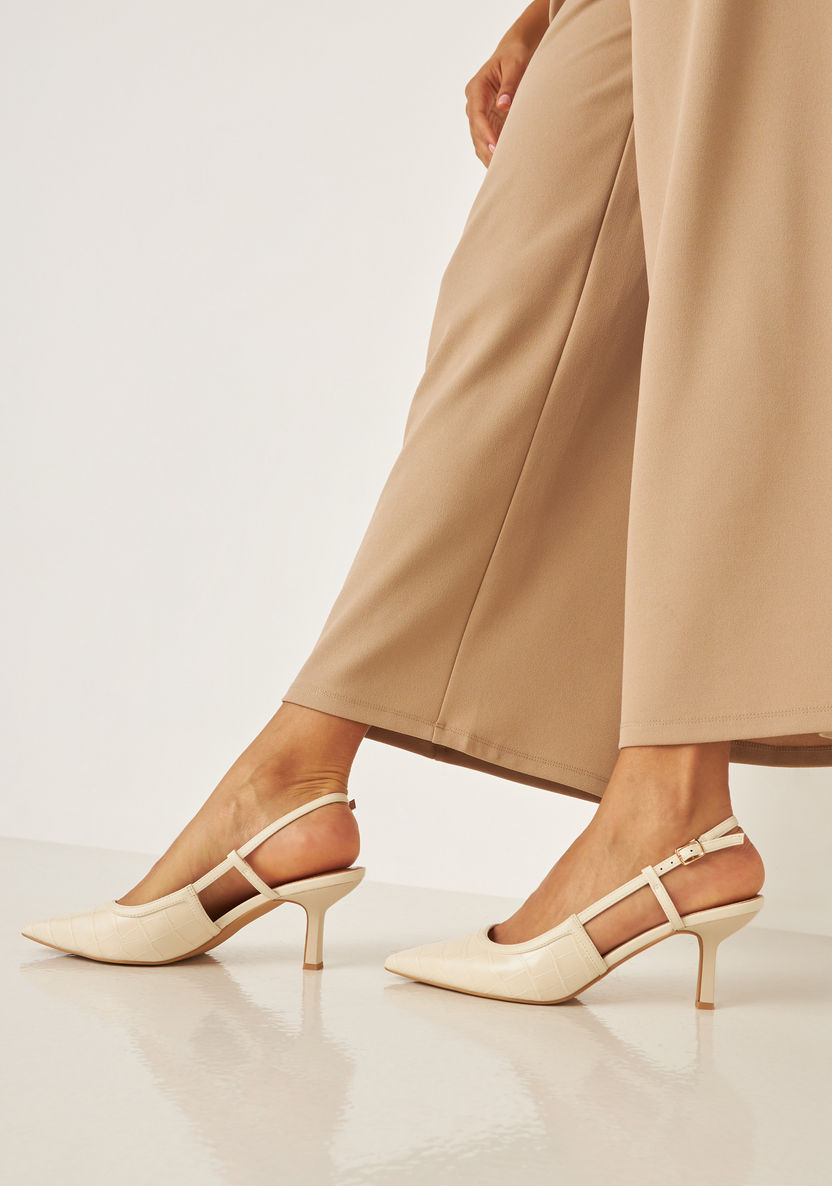 Celeste Women's Solid Slingback Sandals with Stiletto Heel-Women%27s Heel Shoes-image-0