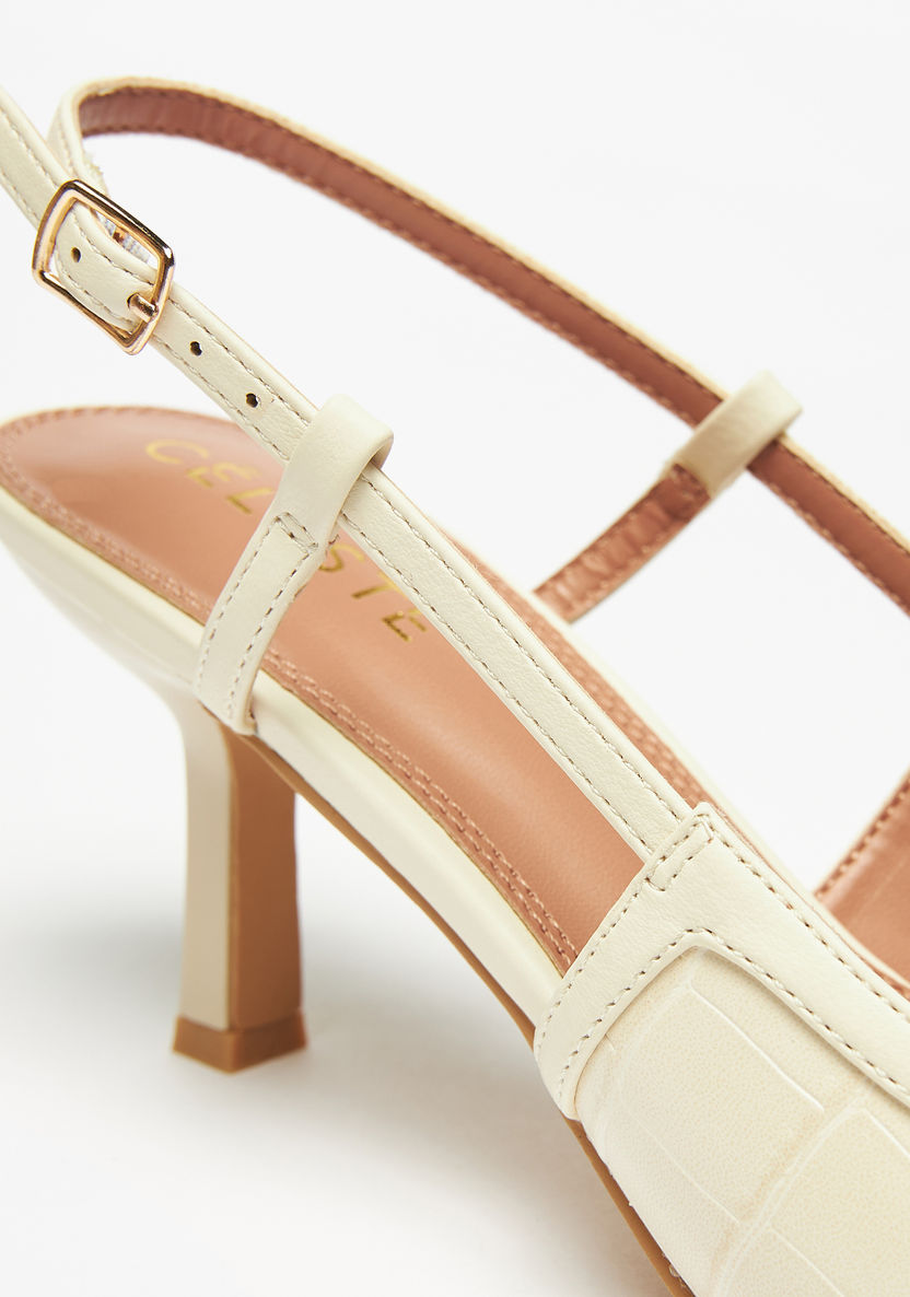 Celeste Women's Solid Slingback Sandals with Stiletto Heel-Women%27s Heel Shoes-image-5