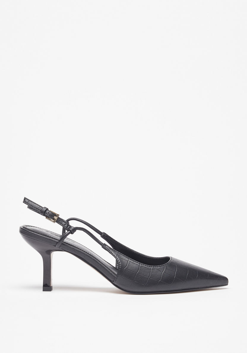 Celeste Women's Pointed Toe Slingback Shoes with Stiletto Heels-Women%27s Heel Shoes-image-0