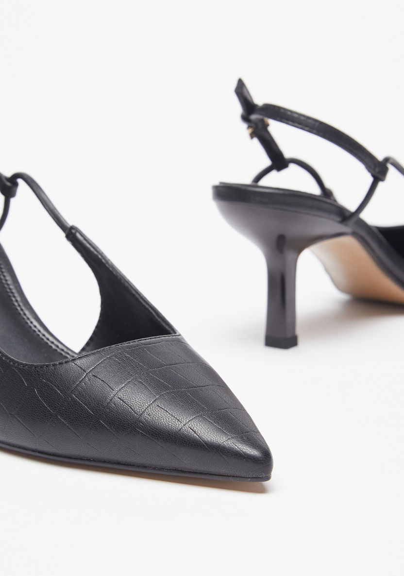 Celeste Women's Pointed Toe Slingback Shoes with Stiletto Heels-Women%27s Heel Shoes-image-2
