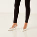 Elle Women's Logo Embellished Slingback Sandals with Kitten Heels-Women%27s Heel Shoes-thumbnailMobile-1