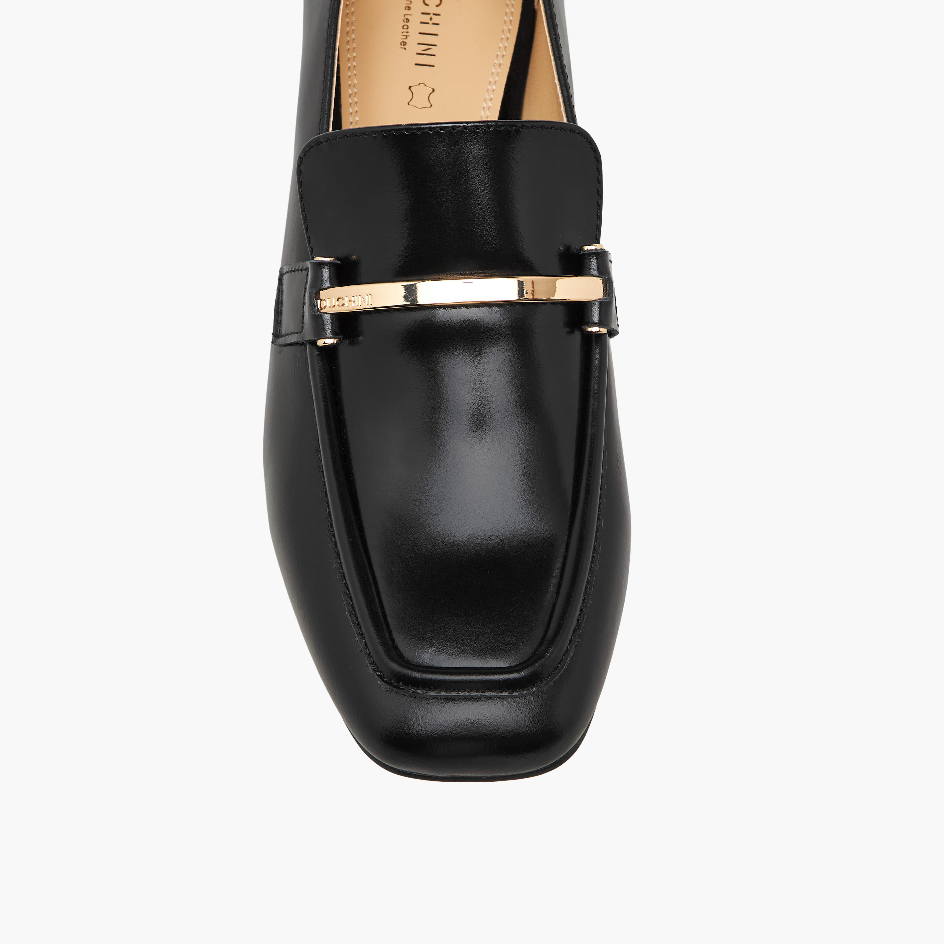 Duchini Women Block Heel Leather Loafers-women-shoes-loafersandmoccasins-image-4