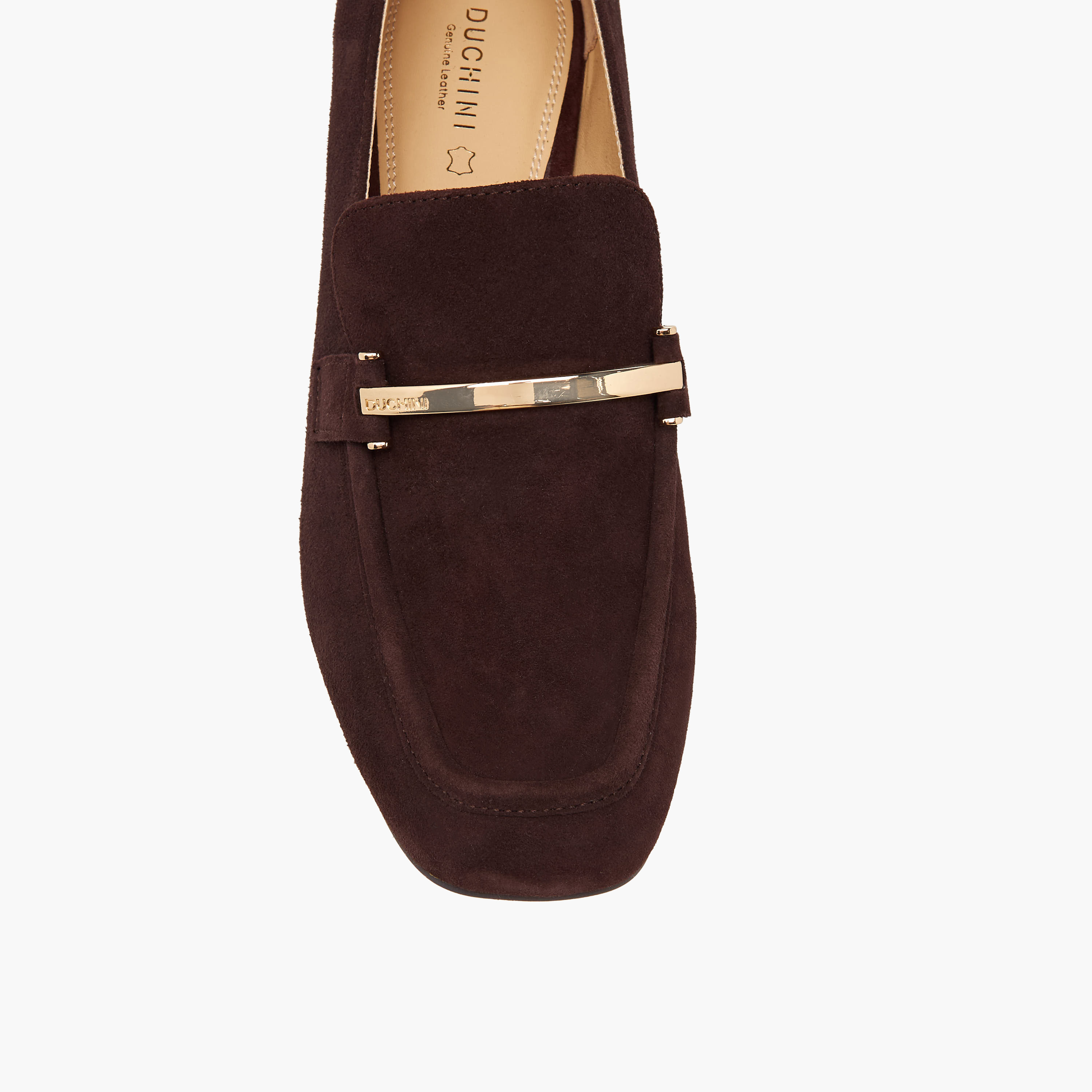 Duchini Women Block Heel Leather Loafers-women-shoes-loafersandmoccasins-image-4