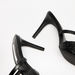 Elle Women's Logo Embossed Pointed-Toe Sandals with Stiletto Heels-Women%27s Heel Sandals-thumbnail-5