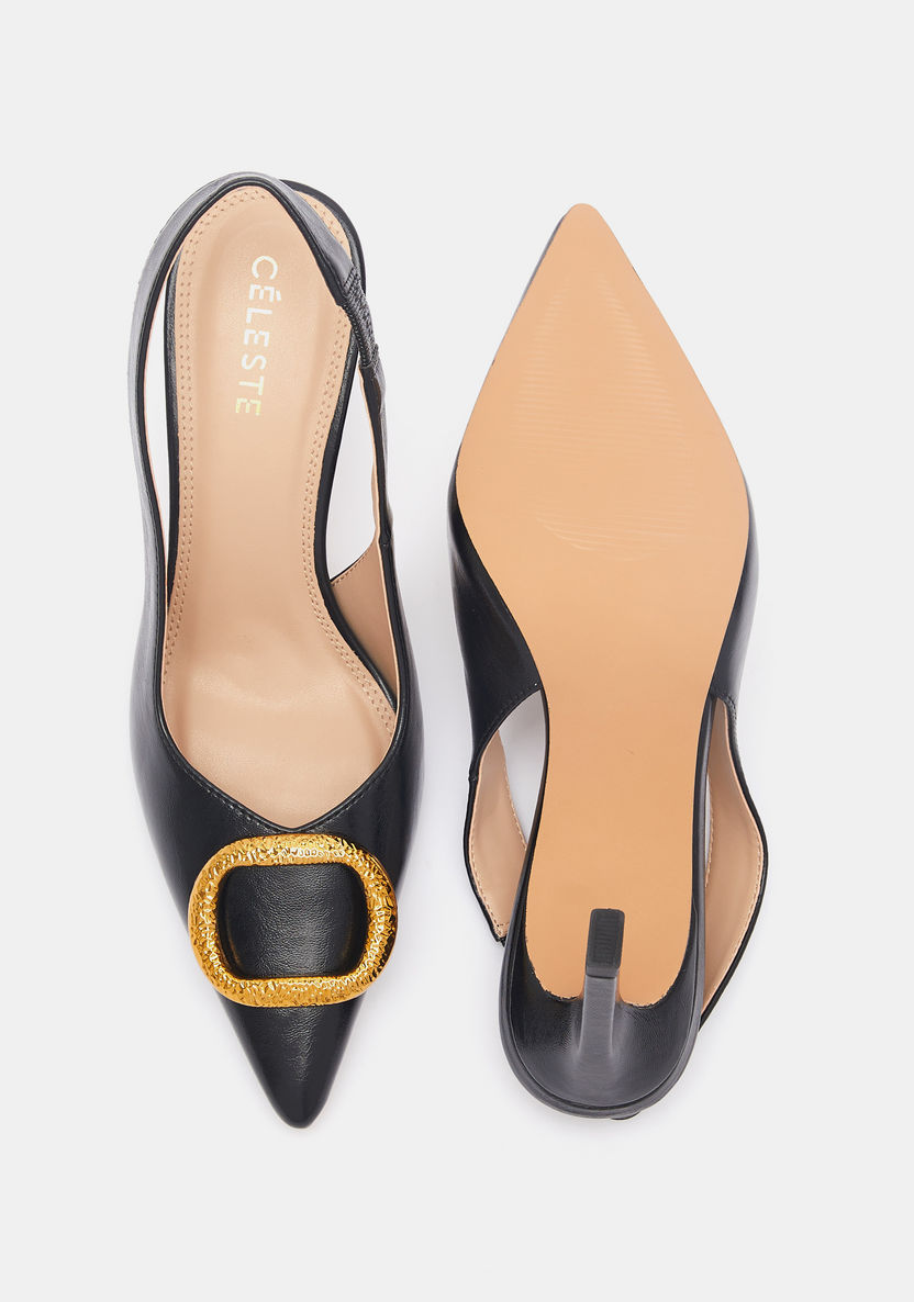 Celeste Women's Ankle Strap Slip-On Sandals with Stiletto Heels-Women%27s Heel Shoes-image-4