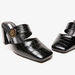 Elle Women's Textured Slip-On Shoes with Block Heels-Women%27s Heel Shoes-thumbnail-5