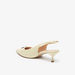 Celeste Women's Logo Detail Kitten Heels Shoes with Buckle Closure-Women%27s Heel Shoes-thumbnail-1
