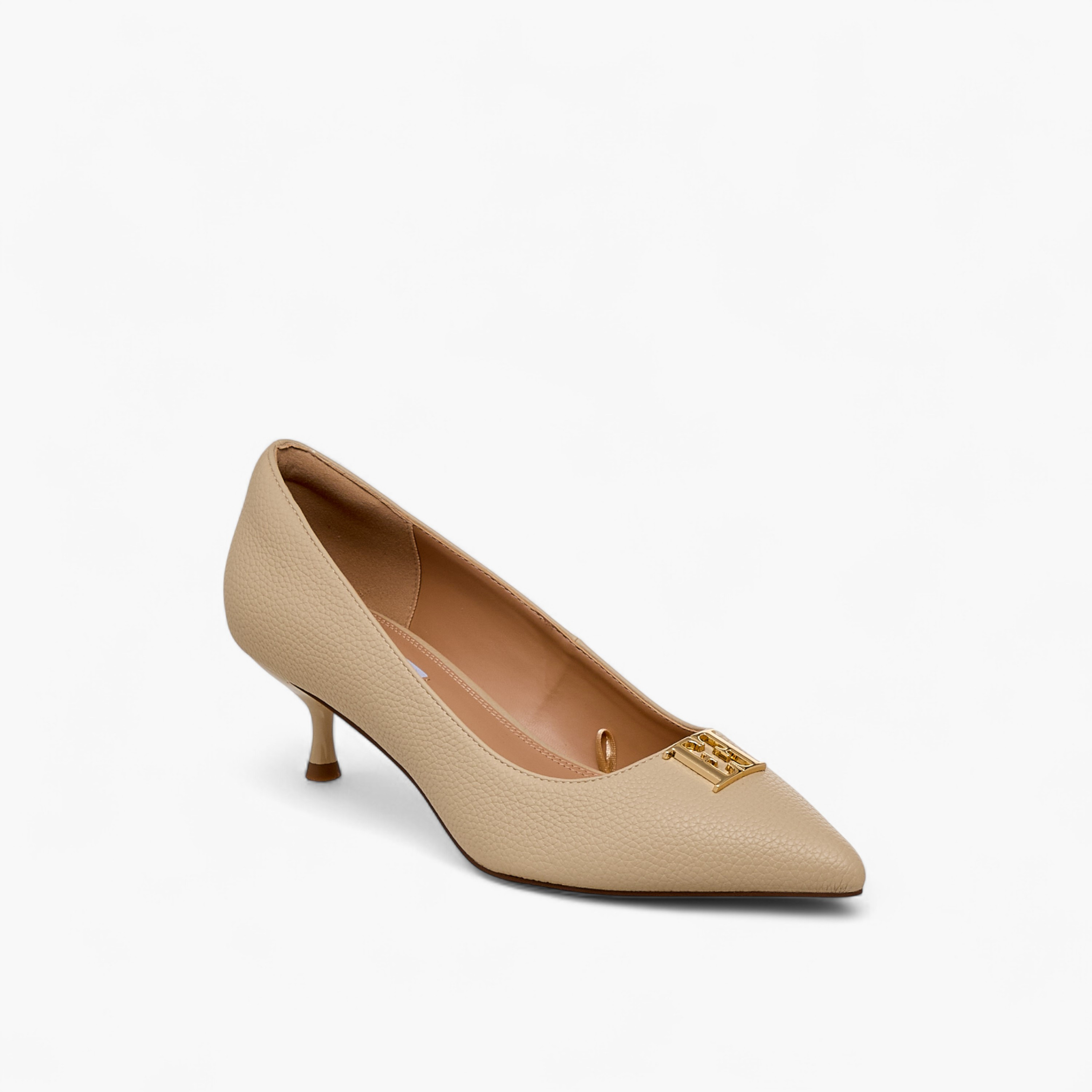 Elle Women Logo Embellished Kitten Heel Pumps-women-shoes-heels-image-2